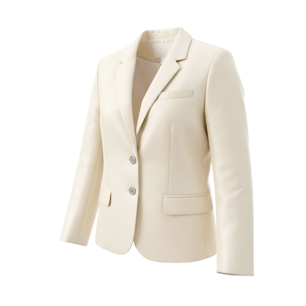 SOLD. PLEASE DO NOT BUY.  Women's Schoolboy Jacket Champagne Ivory 8